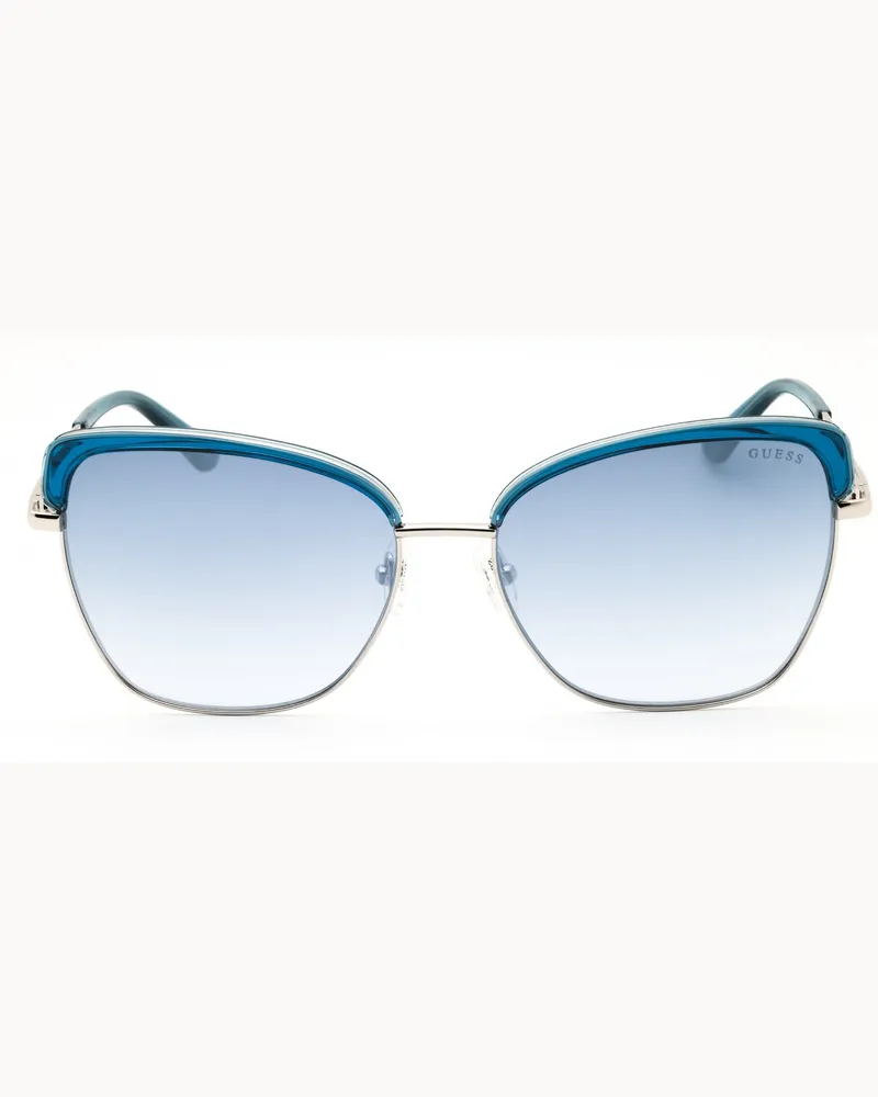 Guess Women's Gu7738 Sunglasses Blue Blue