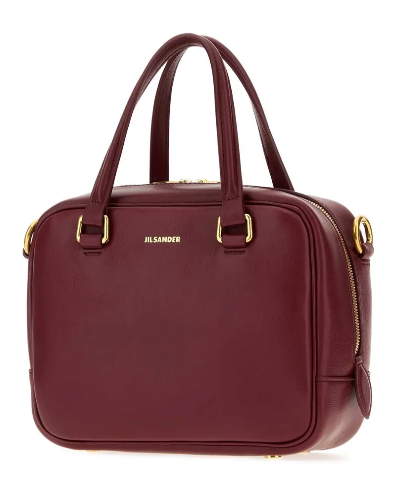 Jil Sander Vision Shoulder Bag — Burgundy Burgundy