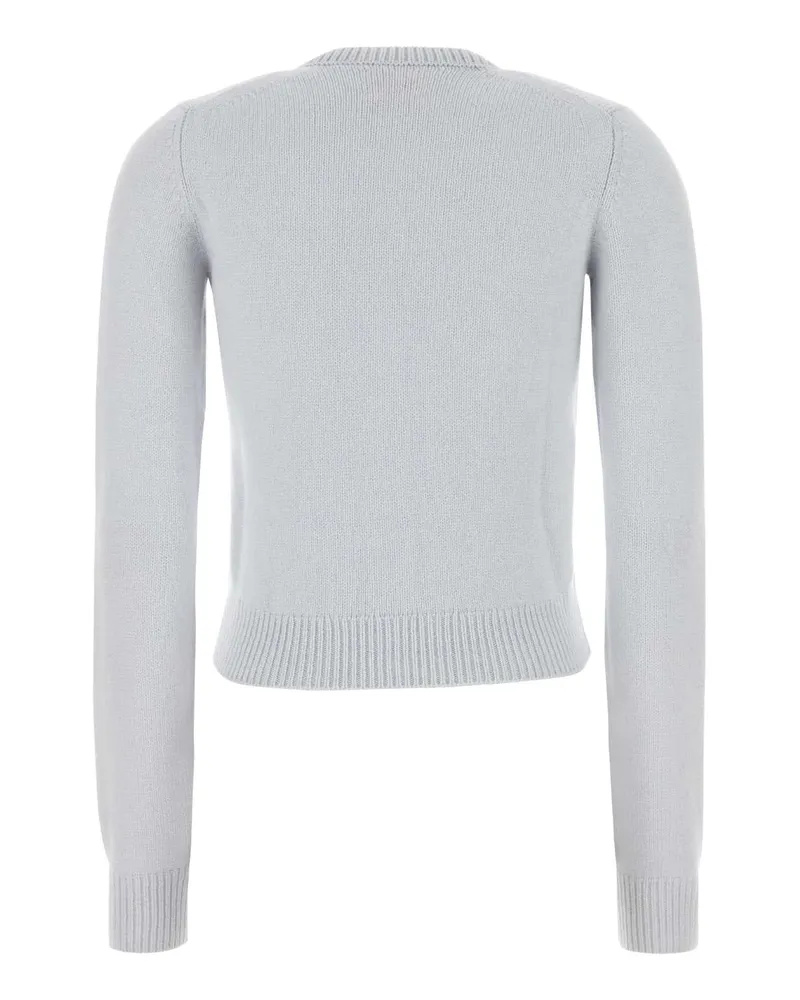 KHAITE Women's Pastel Light-Blue Cashmere Everheart Cardigan Iceblue Maglieria Blue