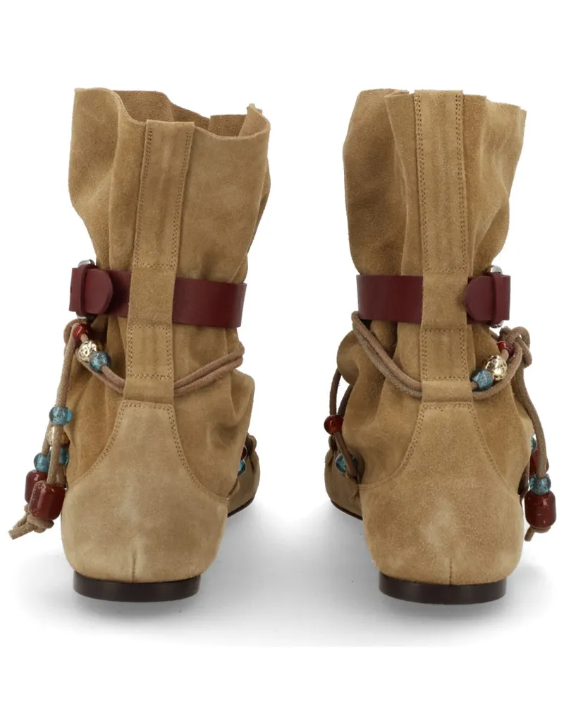 Isabel Marant Letiz Boot — Beige Beige