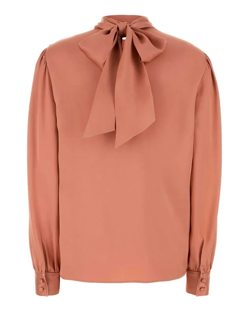 Tom Ford Ca3305fax1512 Kb526 Shimmeryterracotta Exterior: Silk Maglie Sweater Orange
