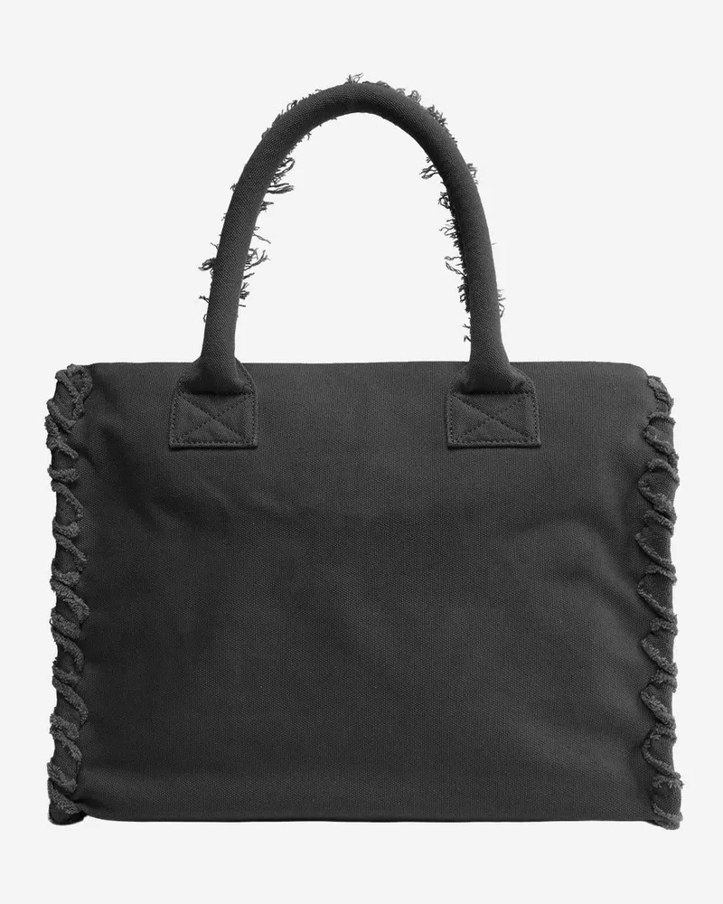Pinko Women's Shopper Bag Cotton Black Handbags Hand Black