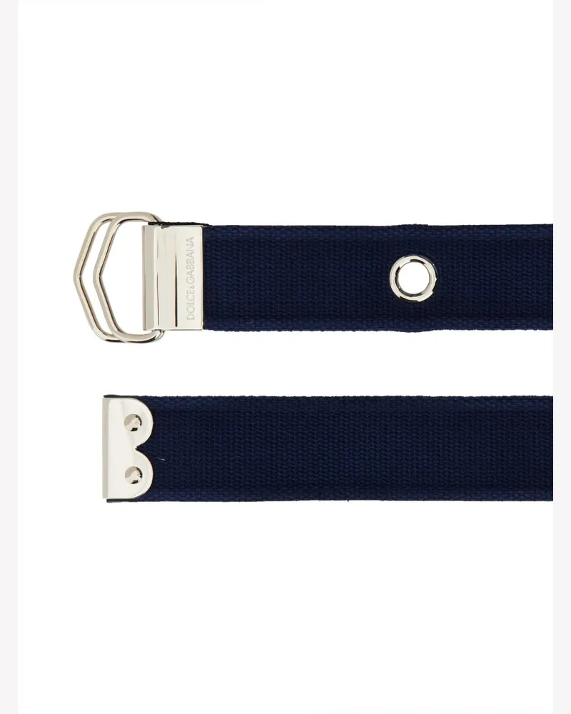 Dolce & Gabbana Logo-Detail Belt — Blue Blue