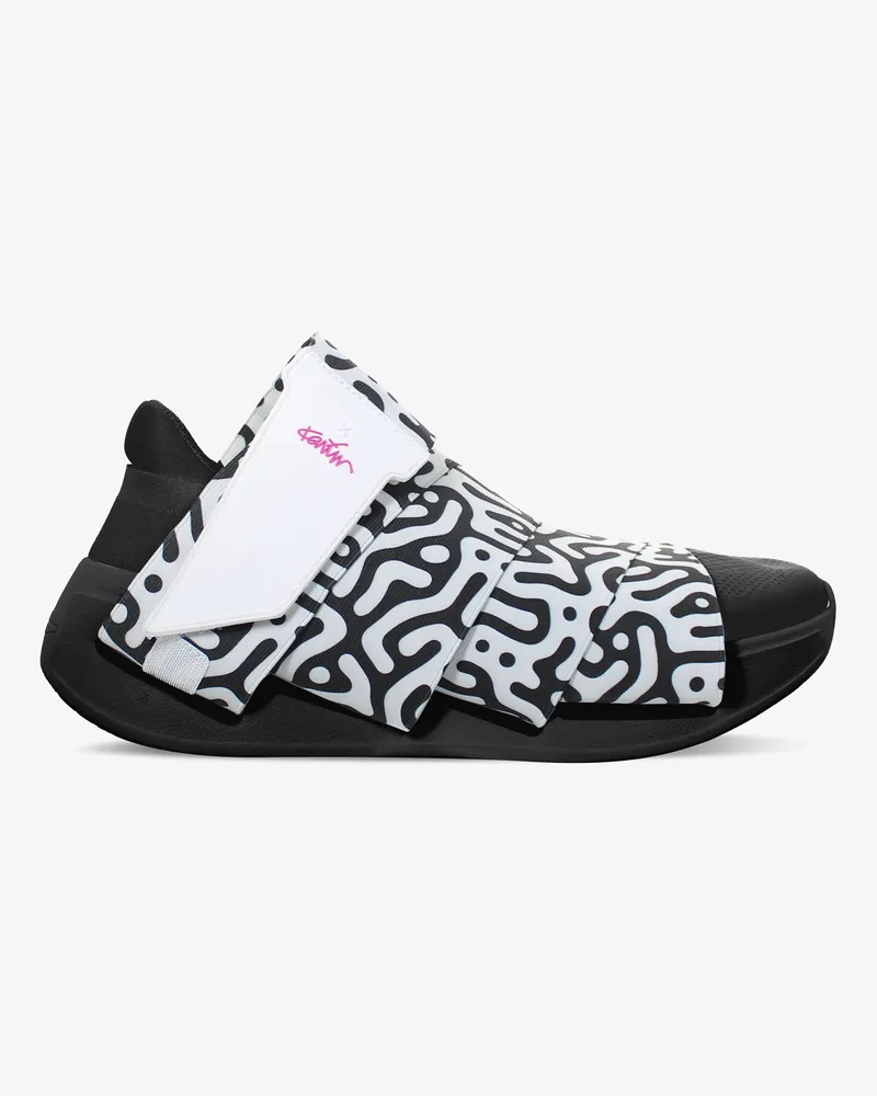 Fessura Women's Italia Karim Rashid Limited Edition Sneaker Black Knit Mesh Black