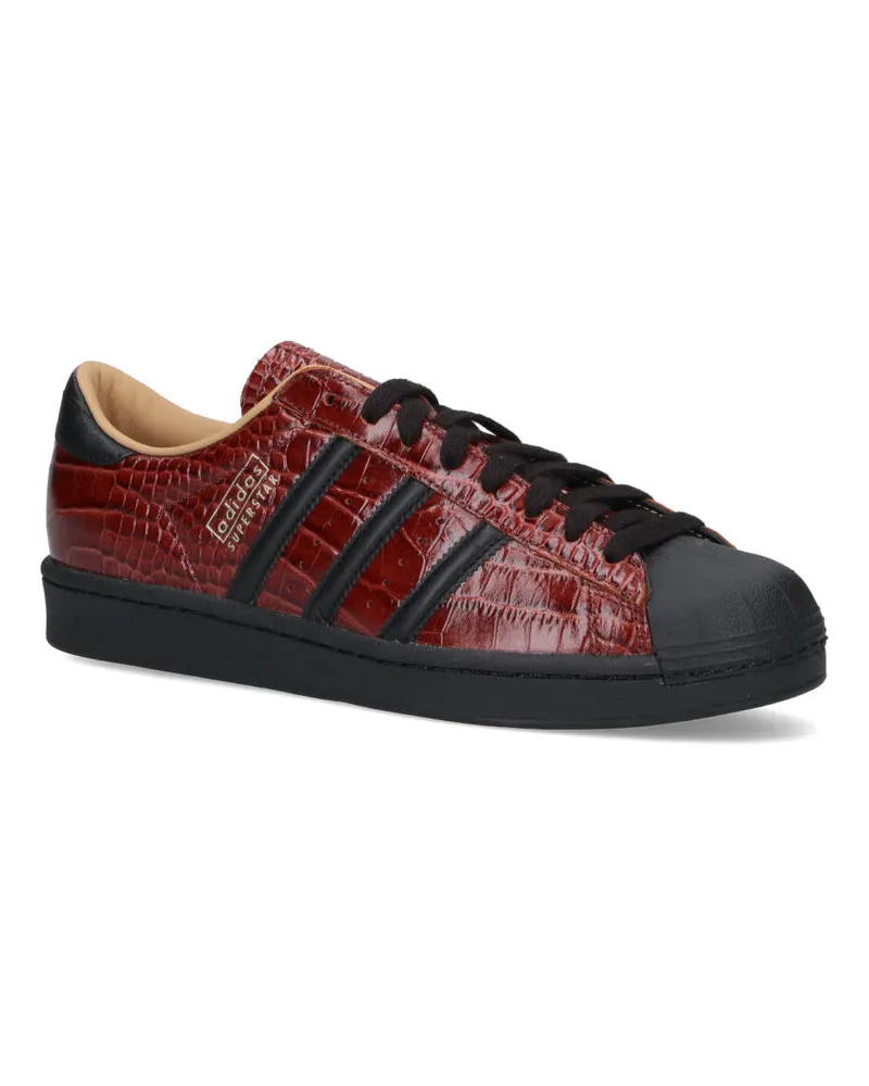 adidas Unisex Sneakers Brown Pelle Red