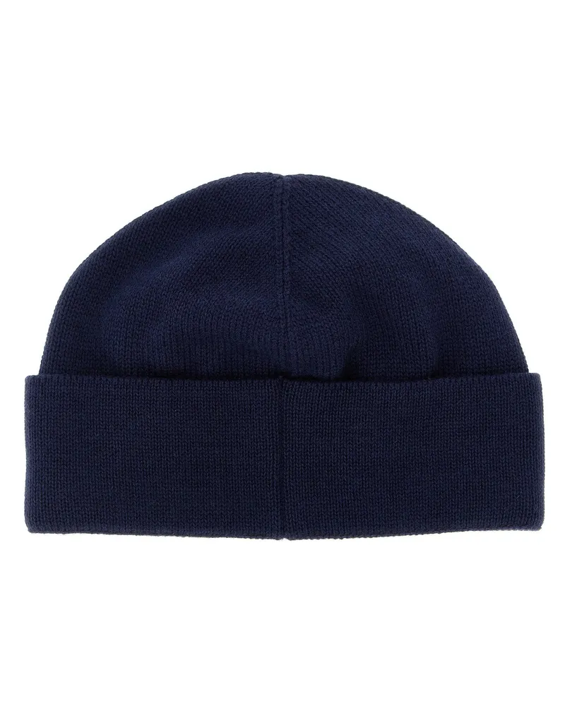 Valentino Garavani Virgin Wool Beanie — Navy Navy