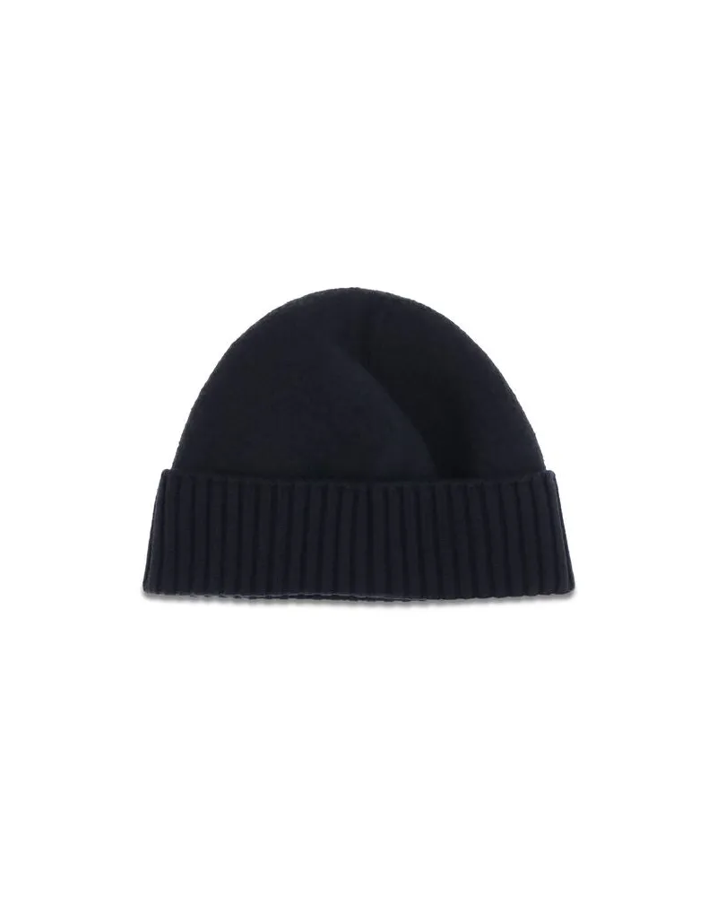 Dolce & Gabbana Men's Black Wool Oves Aries Beanie Accessory Black