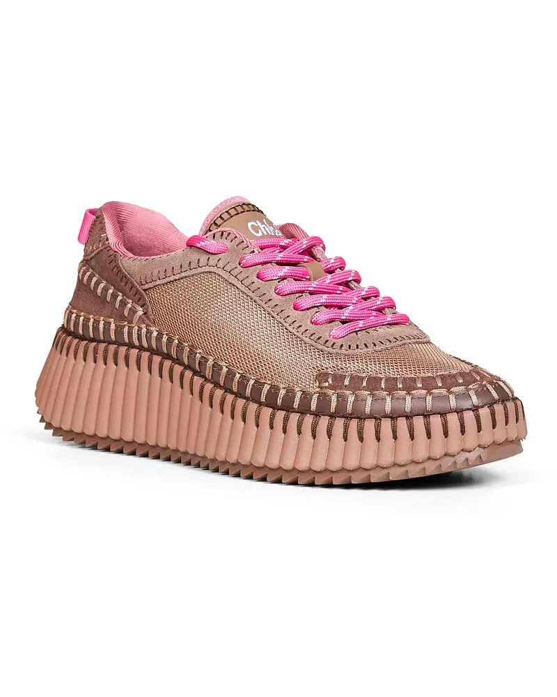 Chloé Nama Sneaker — Brown Brown