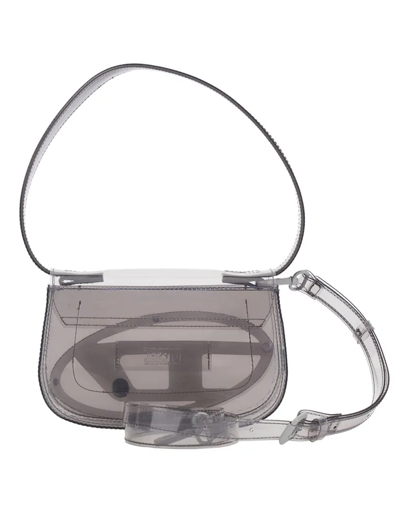 Diesel Women's Shoulder Bag 1dr Grey Handbags Hand Gray