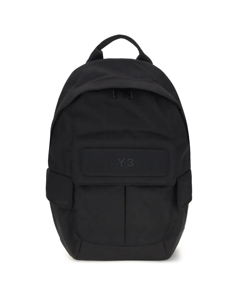 Y-3 Nylon Backpack — Black Black