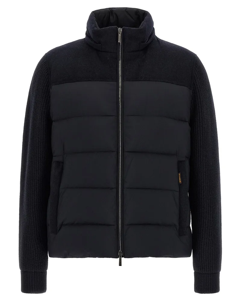MOORER Down Jacket — Black Black