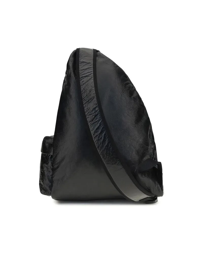 Balenciaga Men's Black Nylon Backpack Black