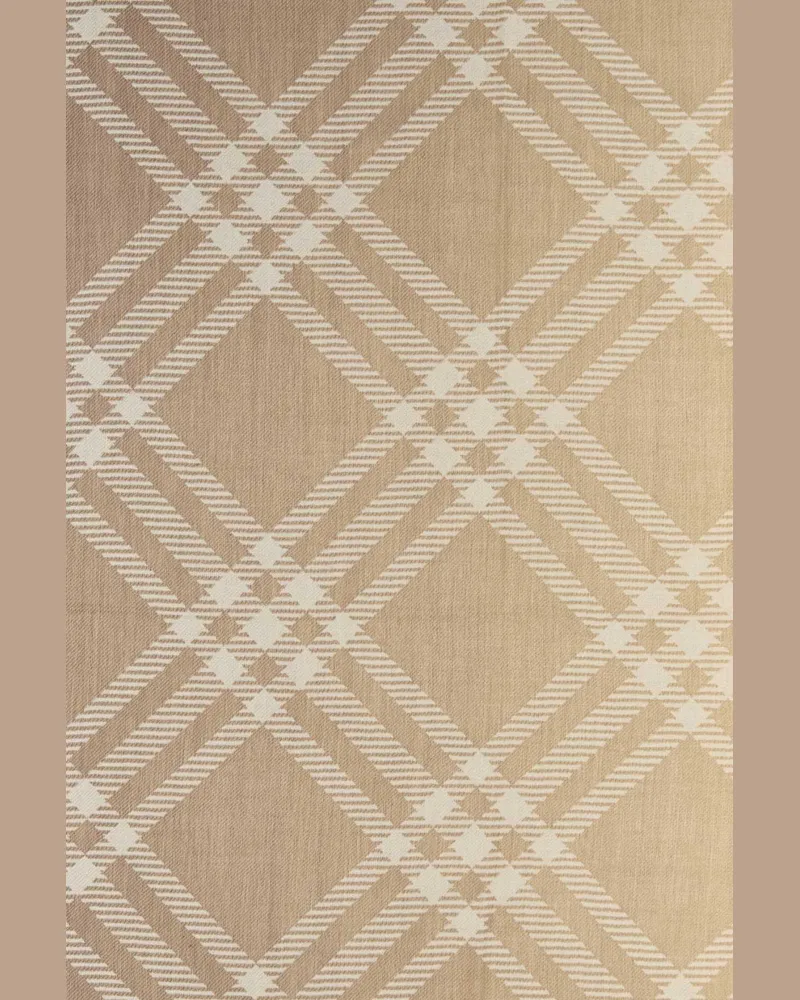 Burberry Unisex Embroidered Wool Blend Scarf Sand Exterior: Silk Sciarpe E Foulard Scarfs Beige