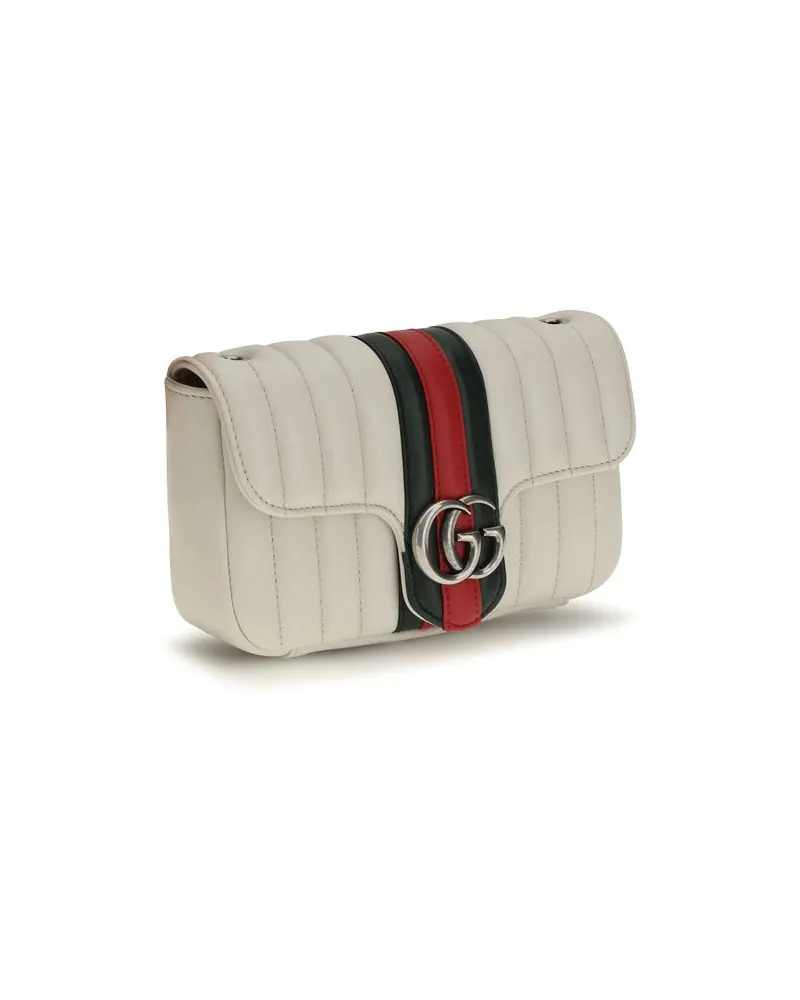 Gucci Marmont Shoulder Bag — White White