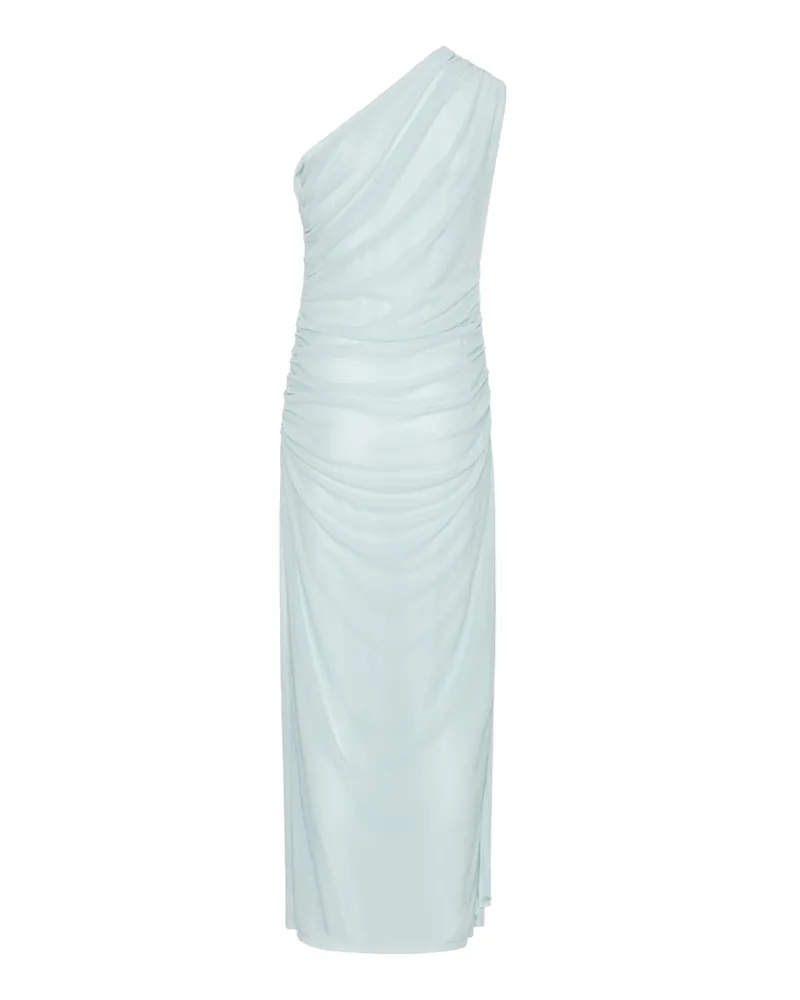 ROTATE Birger Christensen Women's One-Shoulder Dress Plein Air Polyester (recycled) Evening Suits Blue