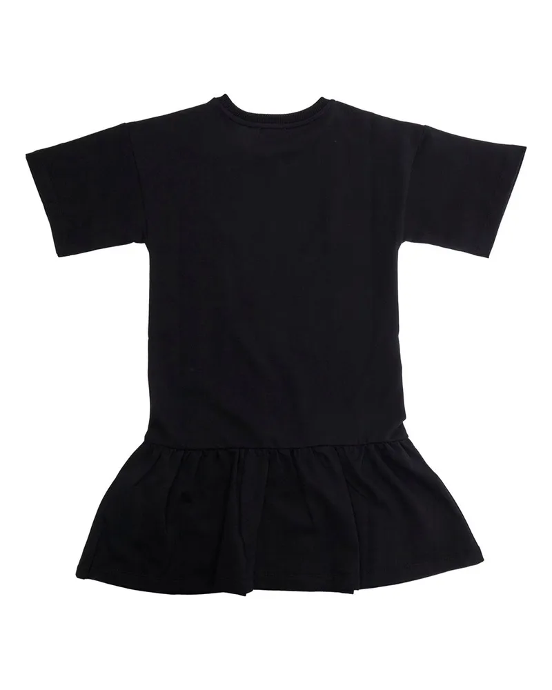 Moschino Dress Girls Black Cotton Black