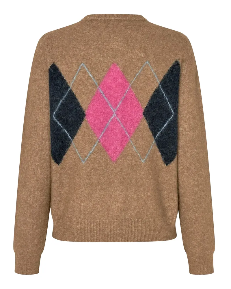 Samsøe & Samsøe Argyle Cardigan — Beige Beige