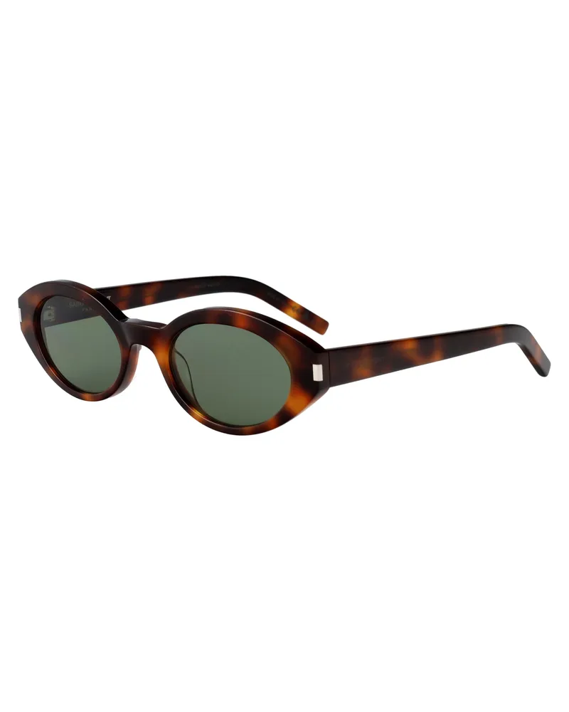 Saint Laurent Women's Sunglasses Sl567 Havana-Green Acetate Havana-Havana-Green Havana/havana/green Brown