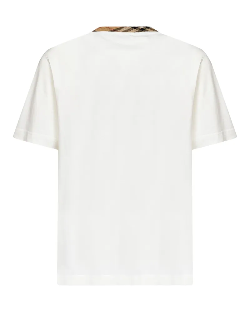Burberry Men's T-Shirt Chalk White Cotton T-Shirts And Polos White