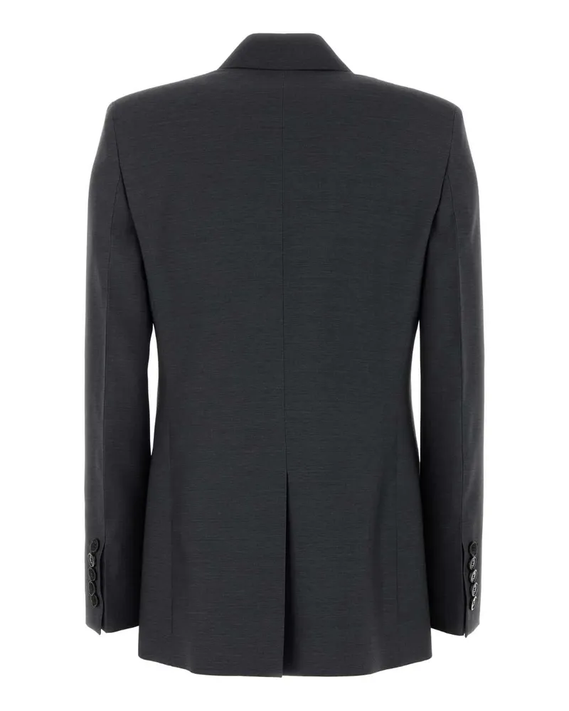 Gucci Women's Double-Breasted Wool Blazer Gray Blazers Gray