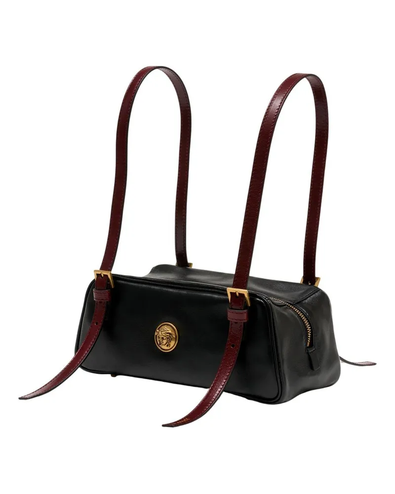Versace Women's Small Shoulder Bag -  Leather Black Calfskin Shoulder-Hobo-Bags Black