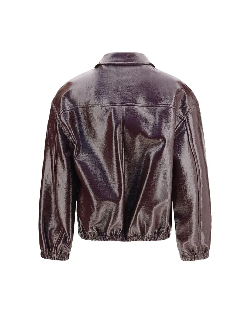 Courrèges Women's Bordeaux Cotton Bomber Clothing Bordeaux