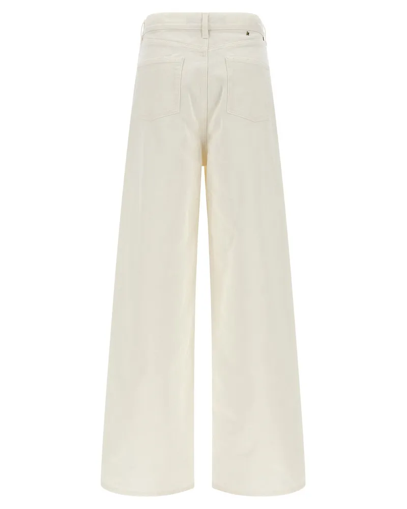 Golden Goose Garment-Dyed Bull Denim Jeans — Cream Cream