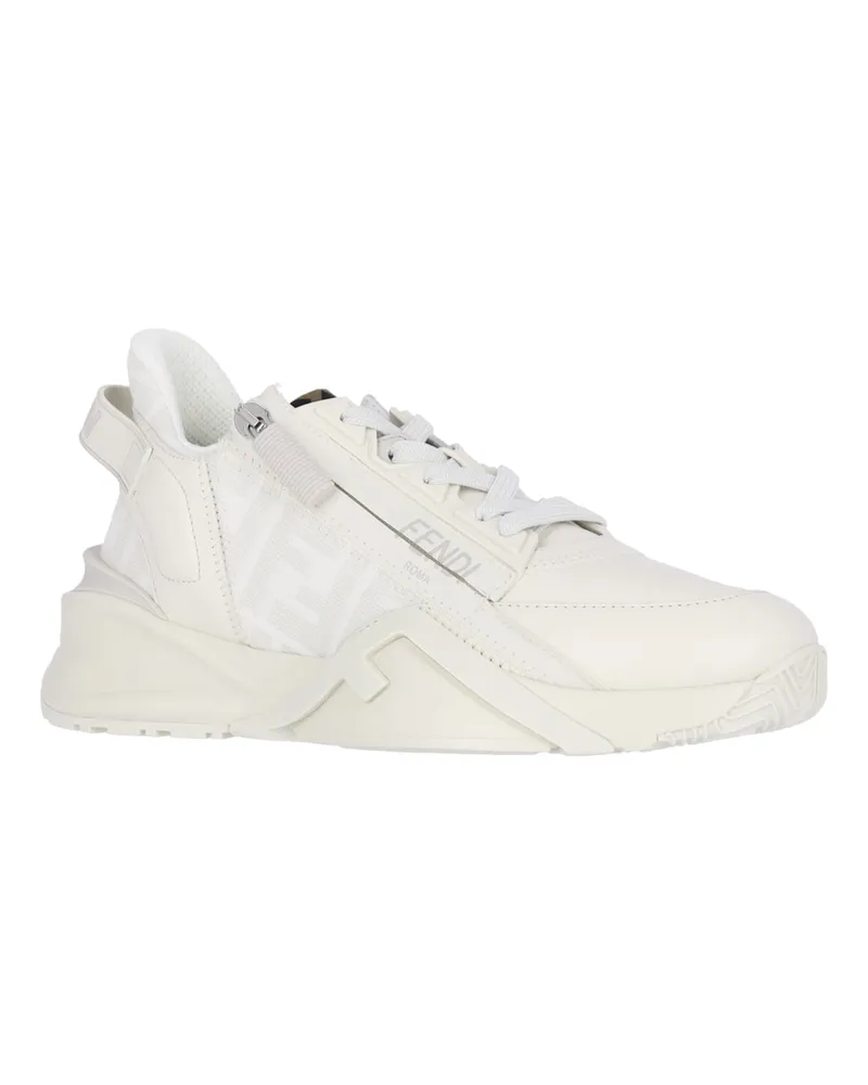 Fendi Women's Sneakers White Calf Leather White
