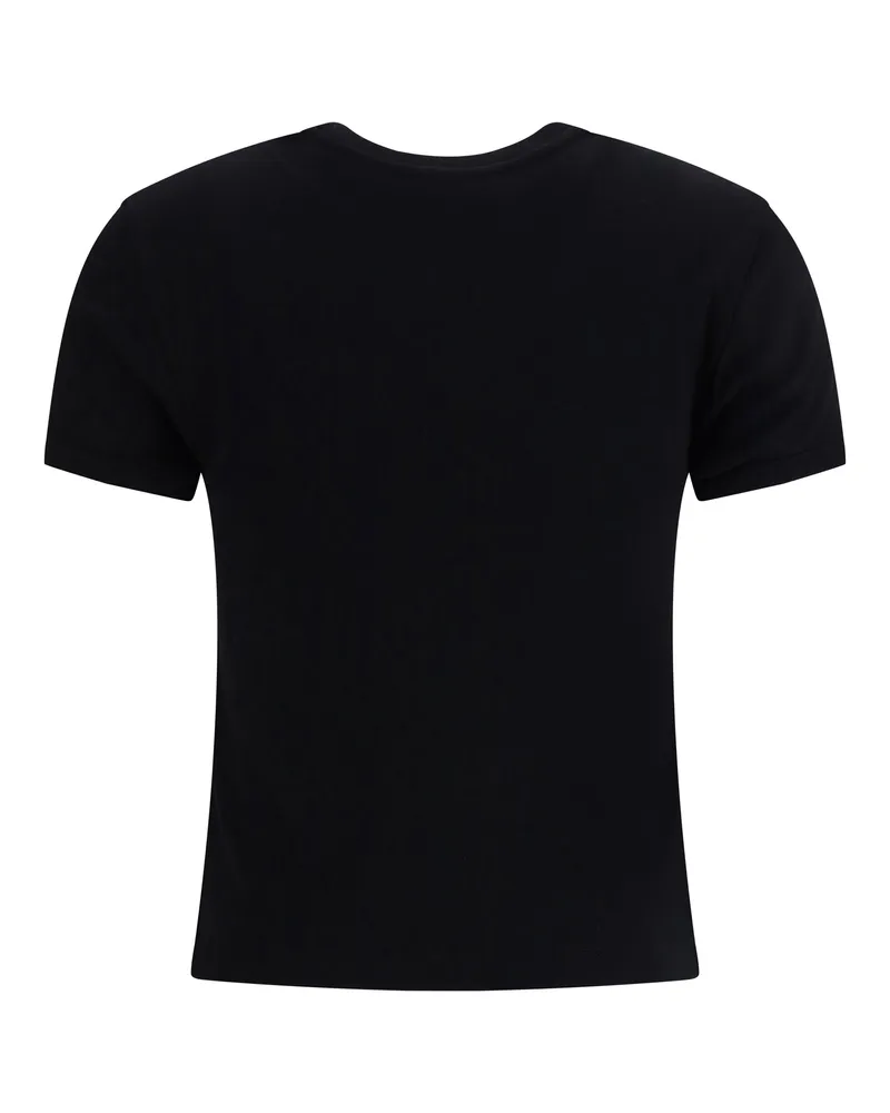COPERNI Women's Baby Tee Black And White Cotton T-Shirts Polos Black