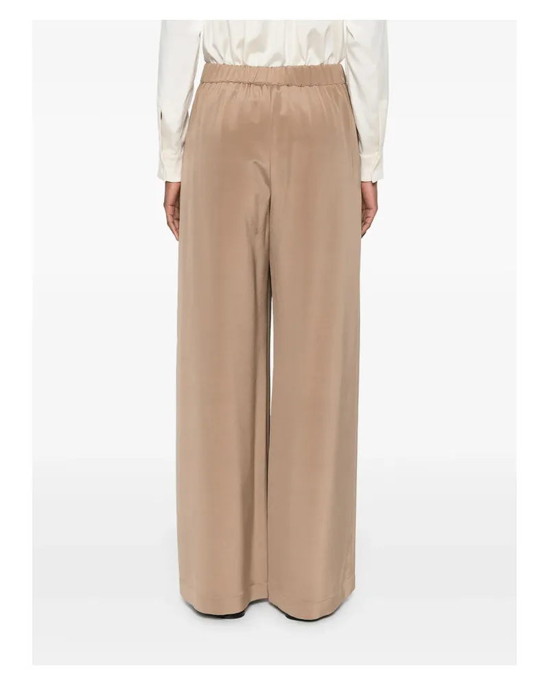 Max Mara Bonn Trousers — Brown Brown