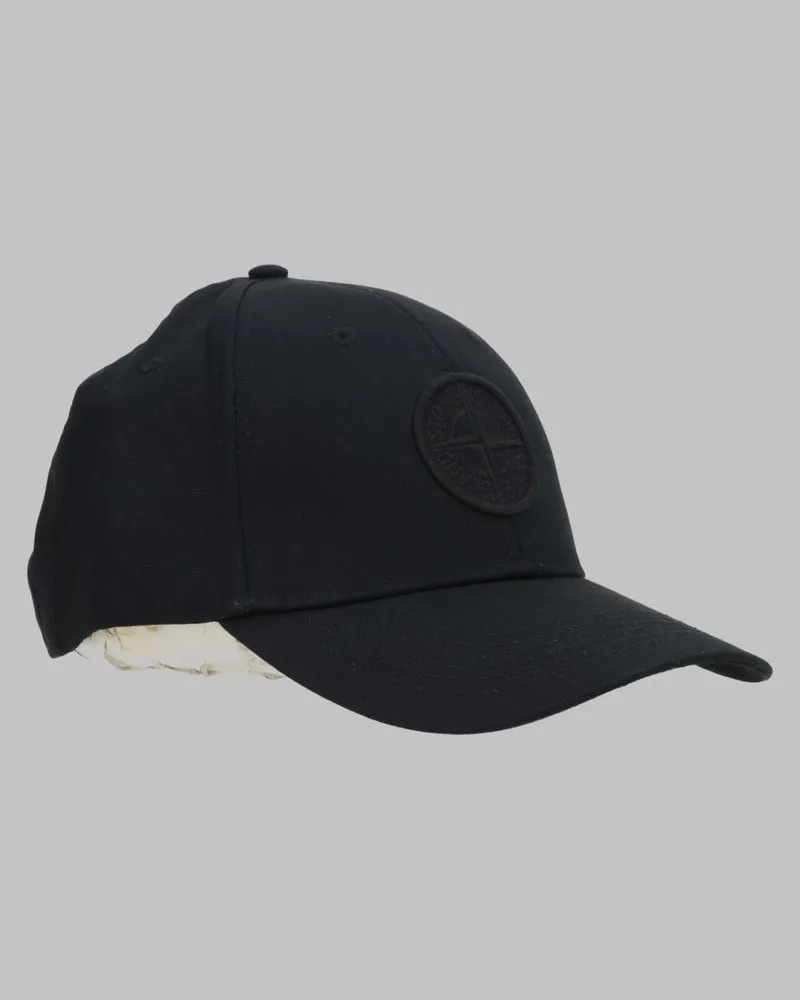 Stone Island L2S159100013_S0248V0029 Cotton Baseball Cap — Black Black