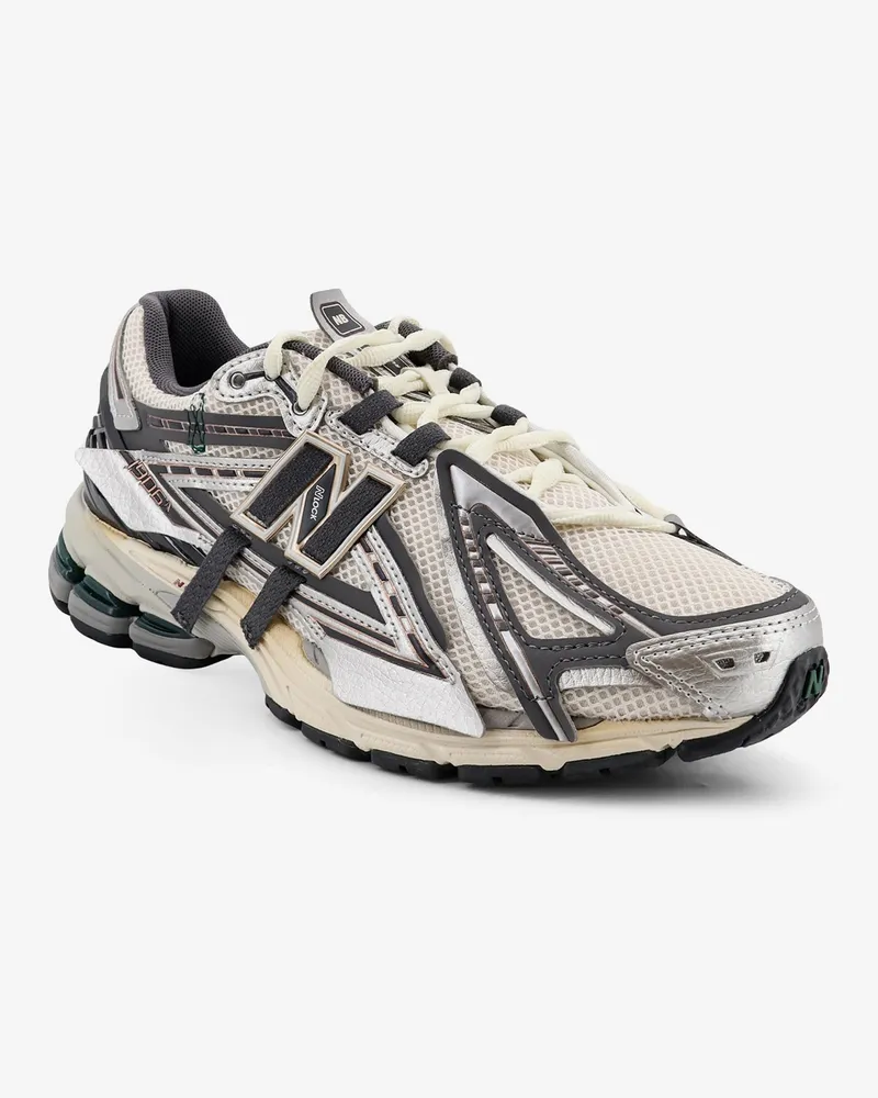 New Balance Unisex Sneakers 1906 Mesh Grey Nylon-Rubber Trainers Nylon/rubber Gray