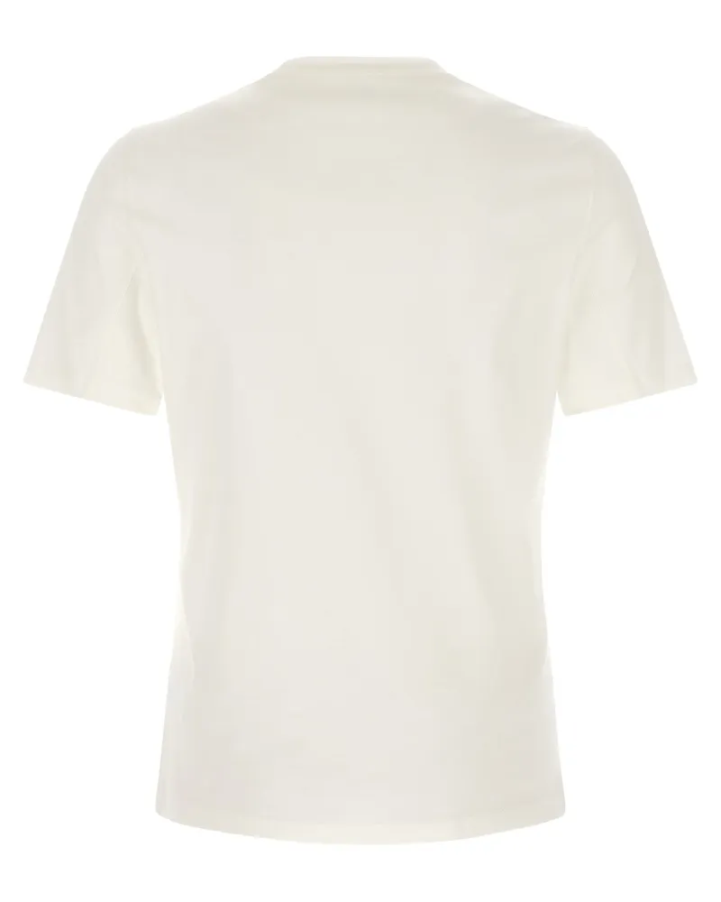 Brunello Cucinelli Graphic Logo Print T-shirt — White White