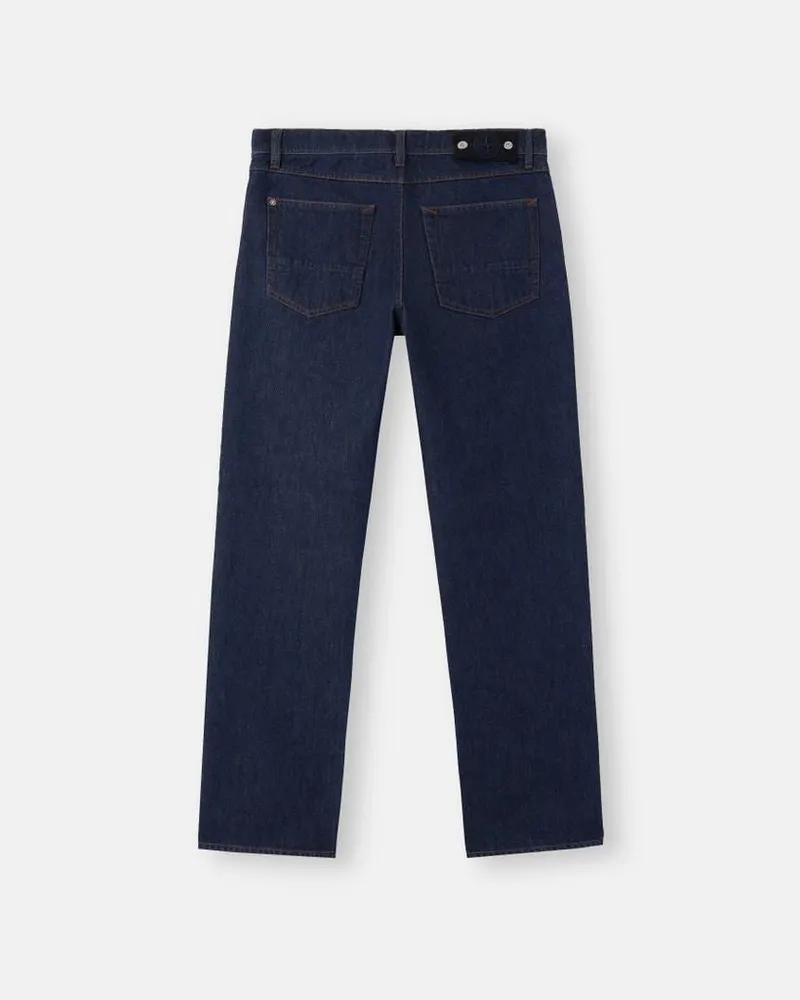 Stone Island Five-Pocket Denim Jeans — Navy Navy