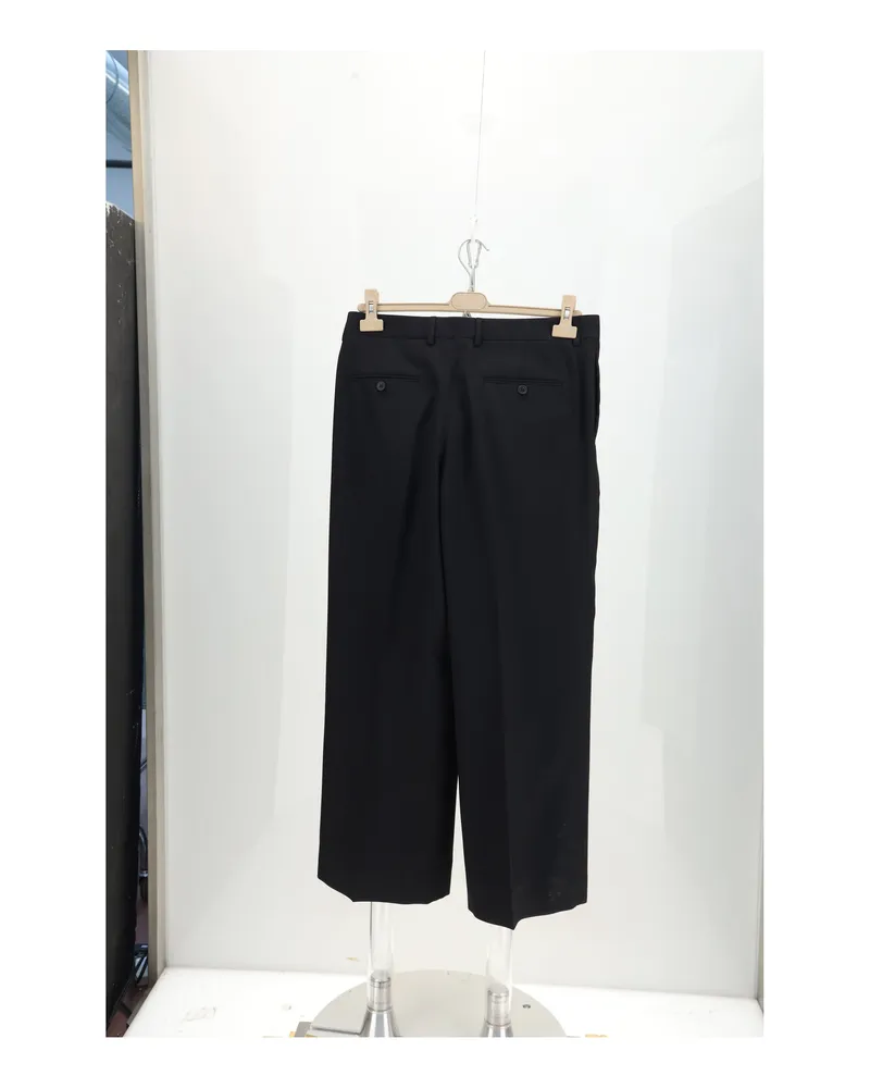 Celine Men's Trousers Ethan Black Wool Black