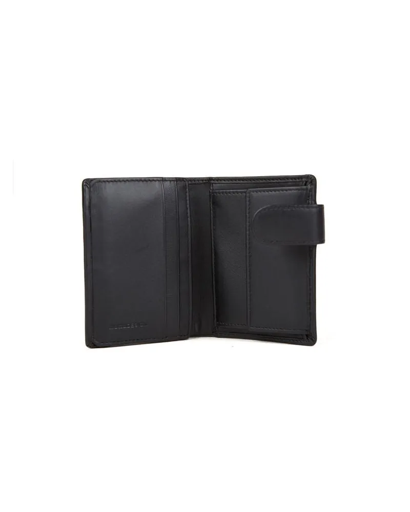 MOMO DESIGN Men's Card Holder Black Genuine Leather Bags - Card-Holders Black