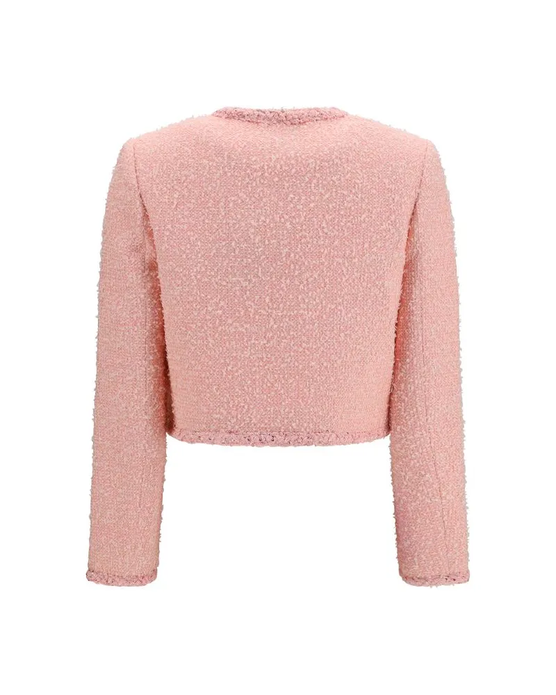 Self-Portrait Women's Multicolor Polyester Jacket Clothing Pink