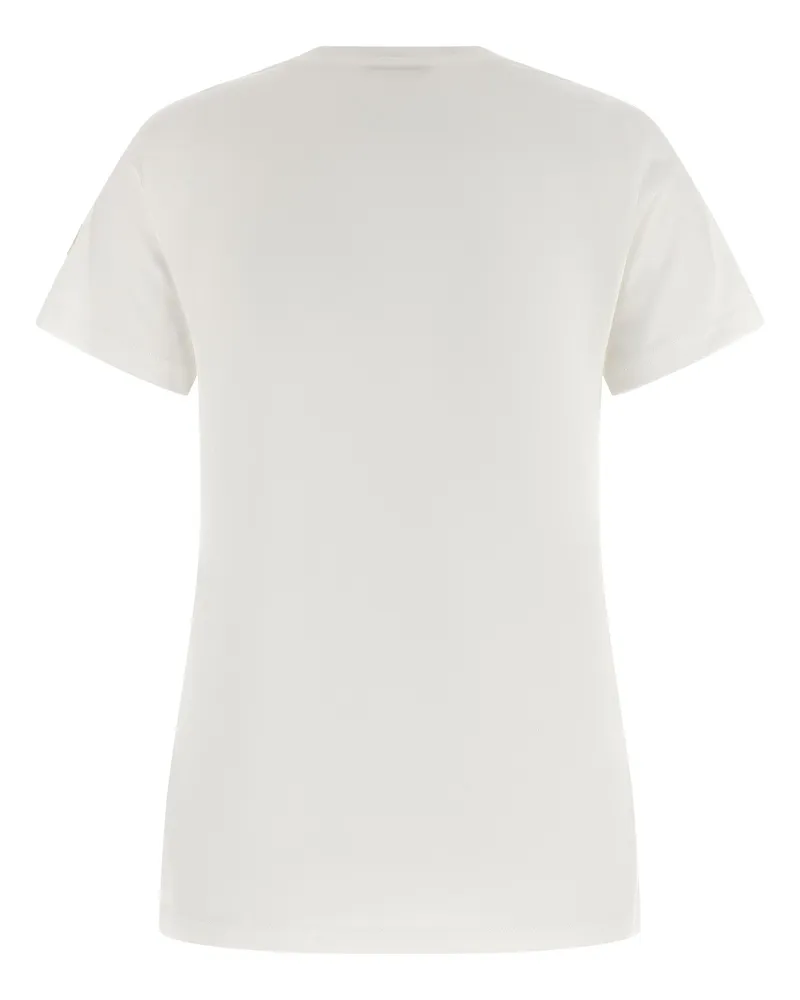 Moncler Women's White Cotton T-Shirt White