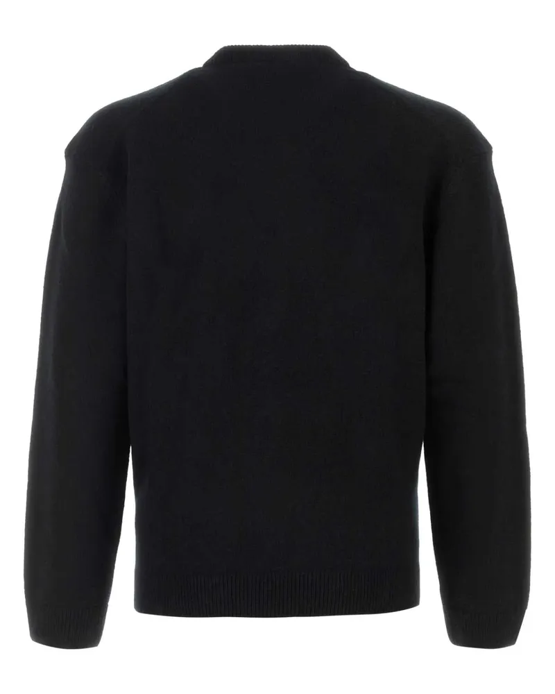 Kitsuné Head Sweater — Black Black
