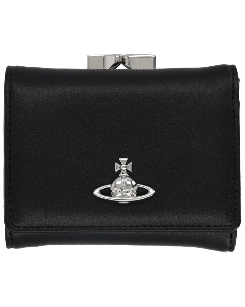 Vivienne Westwood Small Frame Wallet — Black Black
