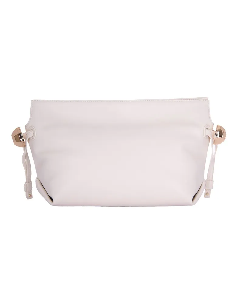 Liu Jo Women's Shoulder Bag With Chain Cream Polyurethane Beige
