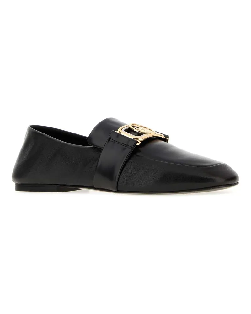 Lanvin Women's Slippers Bijou Noir Mocassini Loafers Black