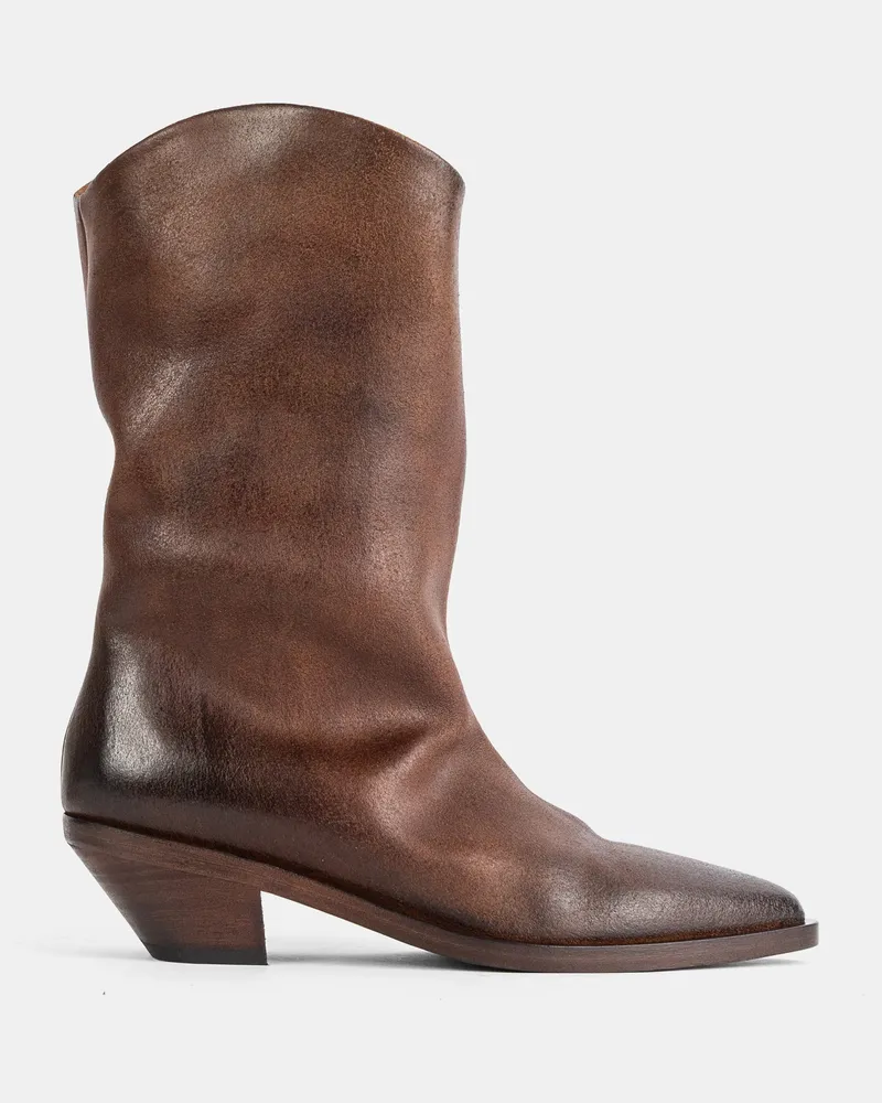 Marsèll Women's Stuzzichello Gray Boot Brown