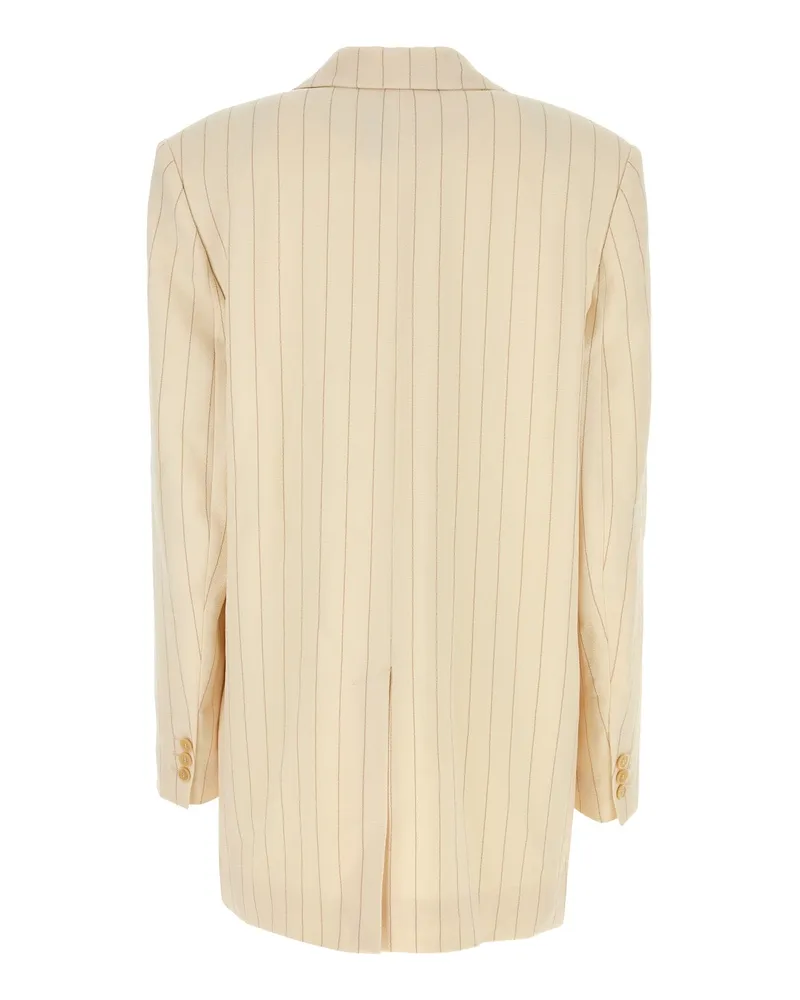Isabel Marant Women's Ecby Blazer Beige Wool Blazers Beige