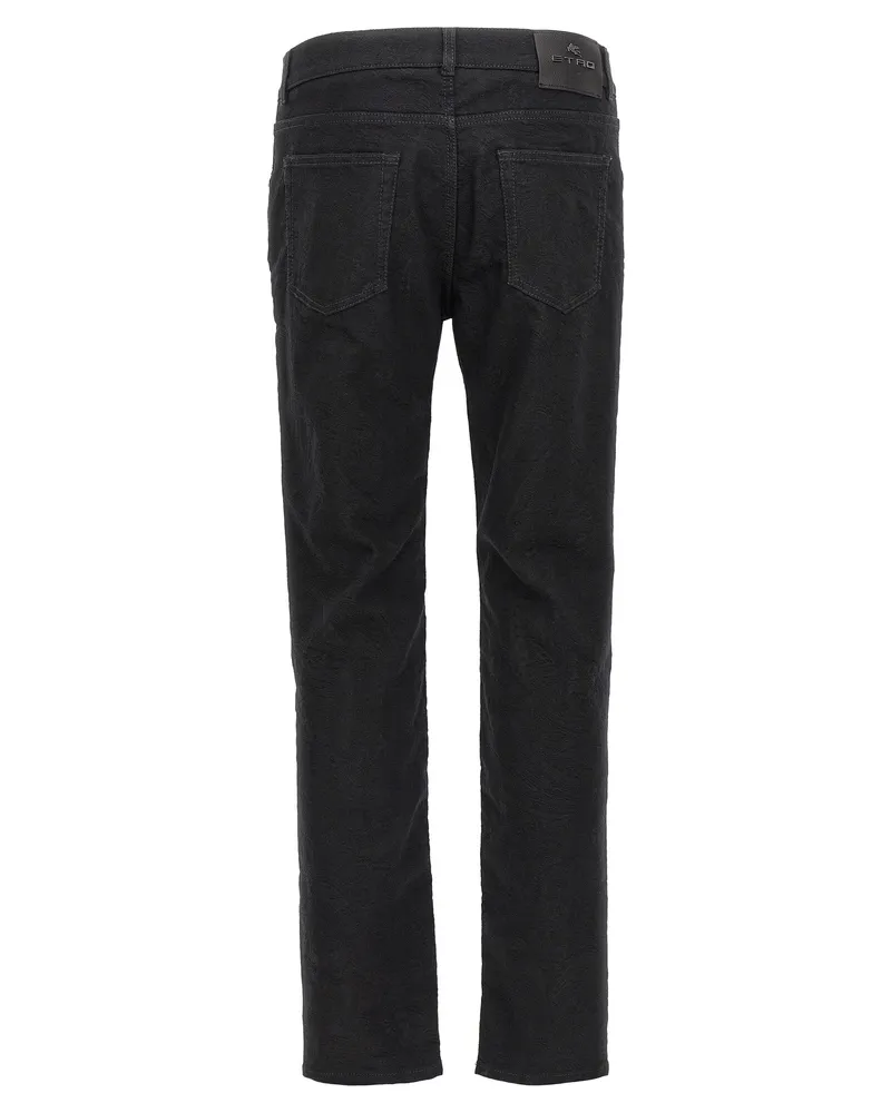 Etro Men's Black Cotton Jeans Denim Clothing Black