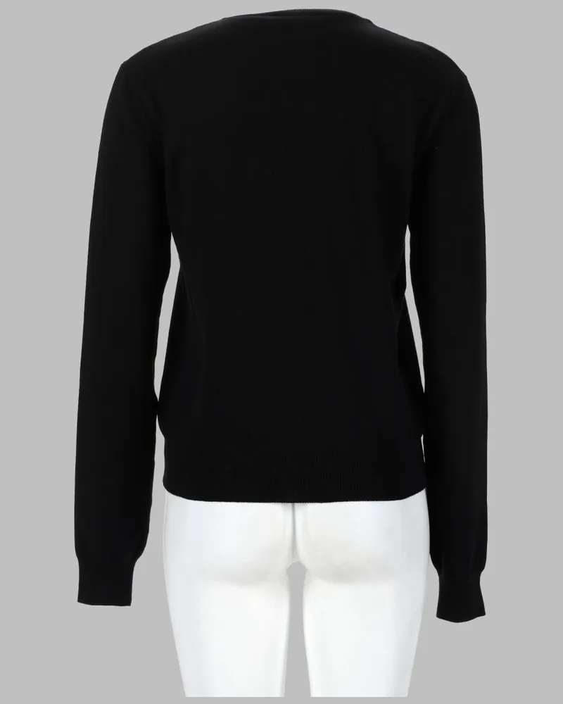 Moschino Teddy Sweater — Black Black