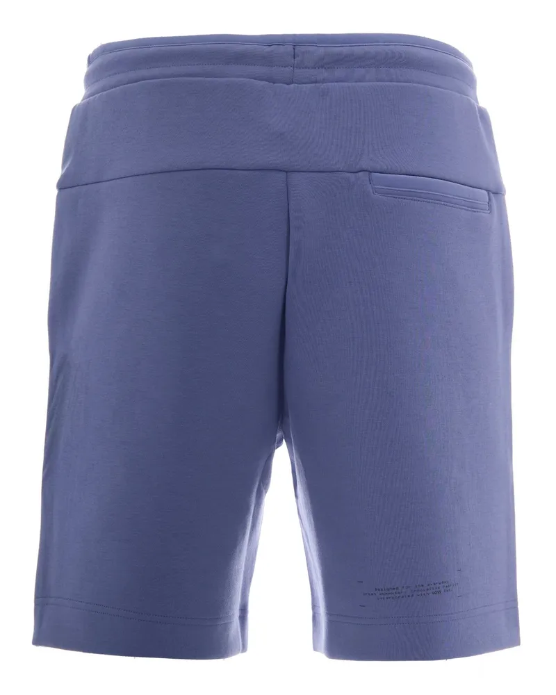 HUGO BOSS Men's Bermuda Shorts Logo Light Pastel Blue Light-Pastel Cotton Polyester Elastane Light/pastel Blue