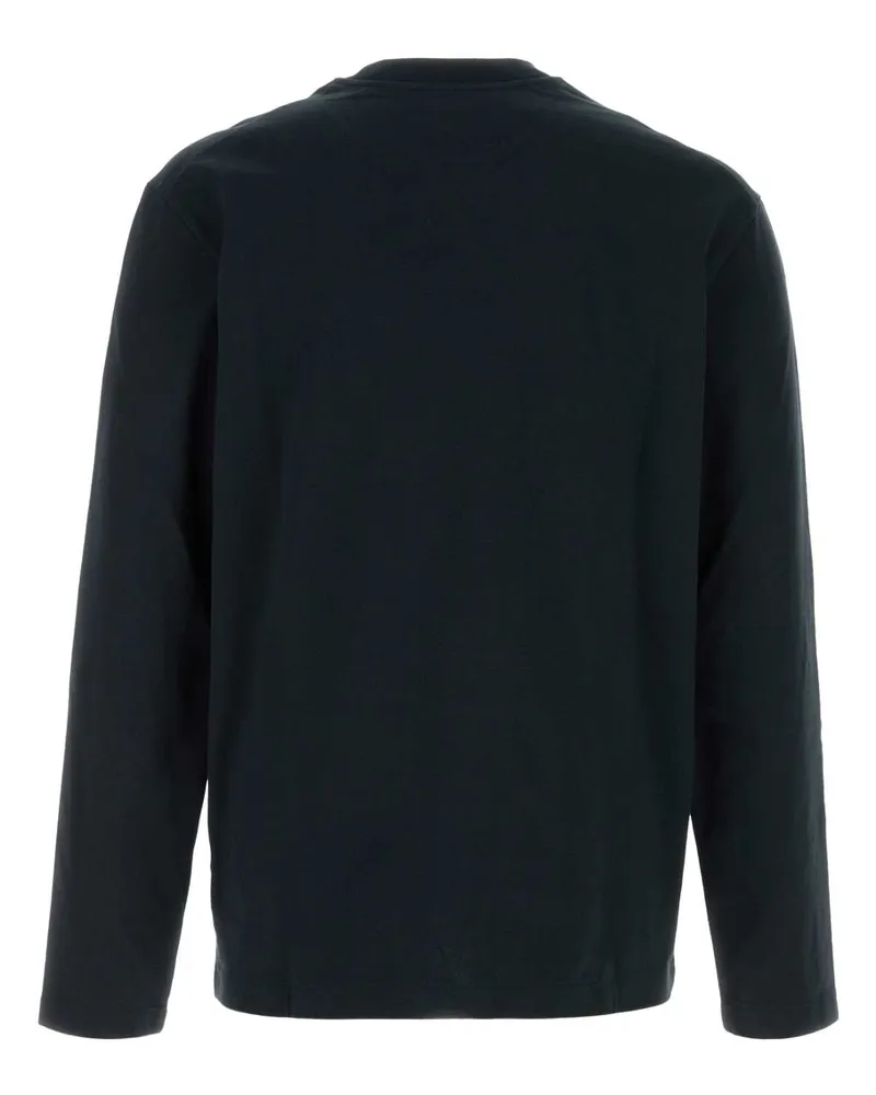 Jil Sander Men's Midnight Blue Cotton T-Shirt 402 Exterior Exterior: T-shirts And Polos Navy