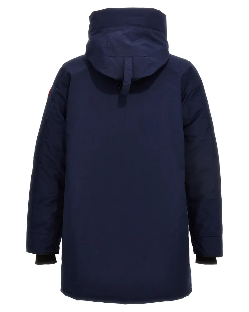 Canada Goose Men Blue Polyester Parka Clothing Navy