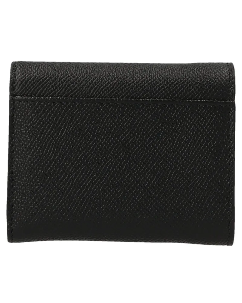 Maison Margiela Stitching Logo Wallet — Black Black